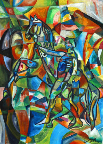 Cavaliere vesuviano de Rosario Annunziata, Pintura a la venta en Singulart