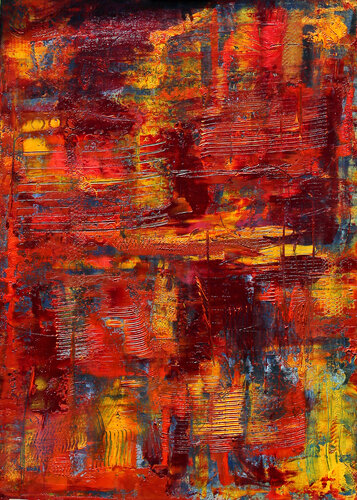 The magic of red II by Rosario Annunziata, Painting for Sale on Singulart