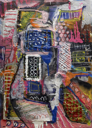 Bisogna fare un punto piu' puntuale sulla situazione van Rosario Annunziata, Schilderij te koop op Singulart