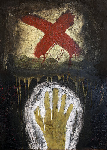 Ex-voto di Rosario Annunziata, Pittura in vendita su Singulart