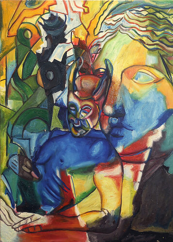 Guerriero sannita di Rosario Annunziata, Pittura in vendita su Singulart