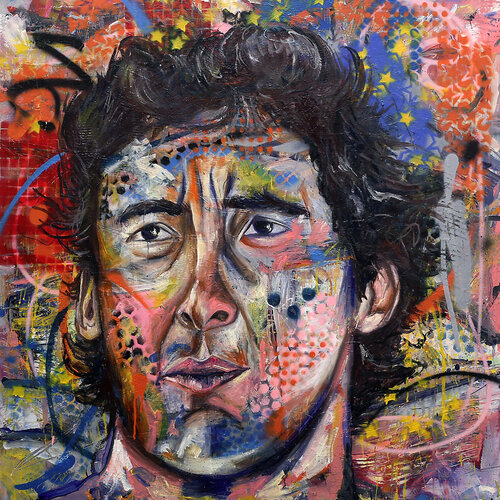 Il mio nome è Ayrton di Rosario Annunziata, Pittura in vendita su Singulart