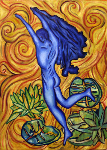 Figura metafisica by Rosario Annunziata, Painting for Sale on Singulart