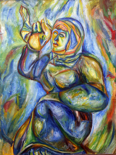 Ascolto la voce del mare von Rosario Annunziata, Malerei kaufen auf Singulart