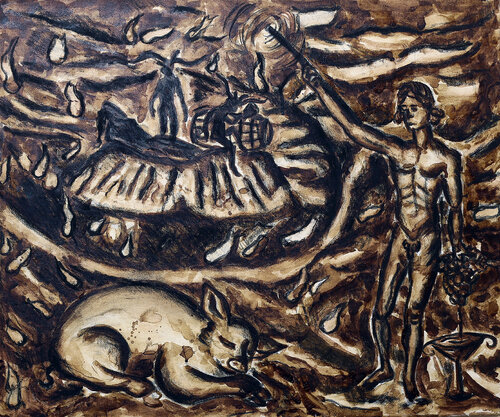 L'eremita di Rosario Annunziata, Pittura in vendita su Singulart