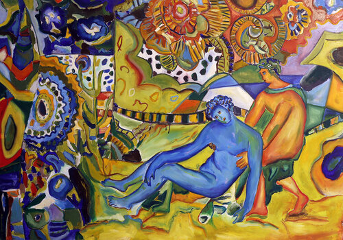 La danza del pittore di Rosario Annunziata, Pittura in vendita su Singulart