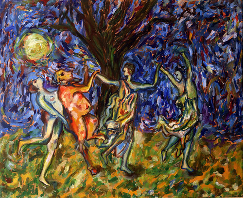 La danza delle Janare di Rosario Annunziata, Pittura in vendita su Singulart