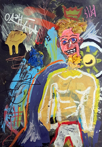 Il carnevale della corona by Rosario Annunziata, 종이 for Sale on Singulart
