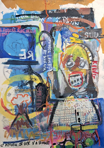 Il Regno della fame by Rosario Annunziata, 종이 for Sale on Singulart