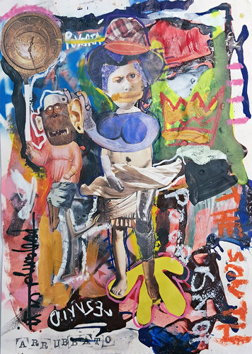 La Regina dei frammenti di Rosario Annunziata, Opera su carta in vendita su Singulart