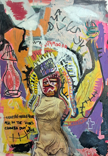 Queen of ashes by Rosario Annunziata, 종이 for Sale on Singulart