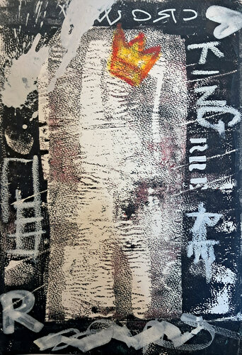 King of the invisible crowd by Rosario Annunziata, 종이 for Sale on Singulart