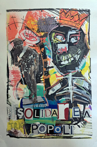 Solidarietà tra i popoli di Rosario Annunziata, Opera su carta in vendita su Singulart