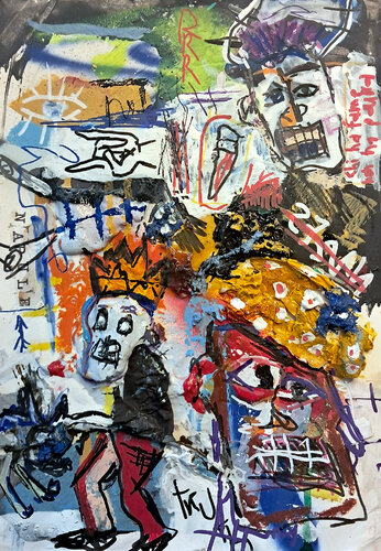 Falling through the noise by Rosario Annunziata, 종이 for Sale on Singulart