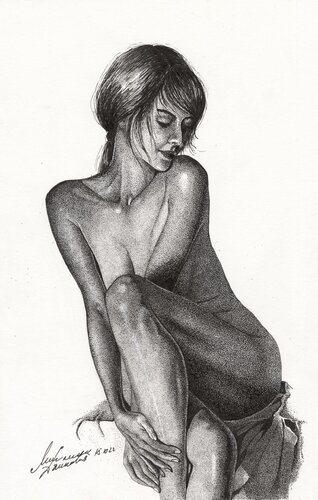 Woman van Miglena Dyankova, Tekening te koop op Singulart