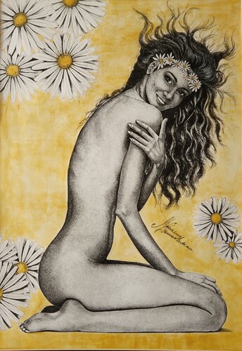"Portrait of Margarita" von Miglena Dyankova, Zeichnungen kaufen auf Singulart