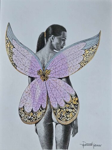 Butterfly wings von Miglena Dyankova, Zeichnungen kaufen auf Singulart