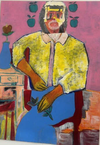 Dr Bentabot , gran conferenciante by Juan Pinilla Pinilla Gonzalez, 絵画 for Sale on Singulart