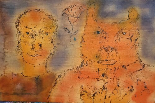 Pareja fantastica by Juan Pinilla Pinilla Gonzalez, 絵画 for Sale on Singulart