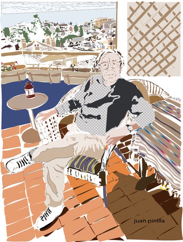 El poeta Antonio Jimenez Millan von Juan Pinilla Pinilla Gonzalez, Digital kaufen auf Singulart
