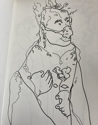 Enfermero de la pandemia von Juan Pinilla Pinilla Gonzalez, Malerei kaufen auf Singulart