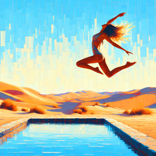 Poolside VI van Jochen Cerny, Fotografie te koop op Singulart