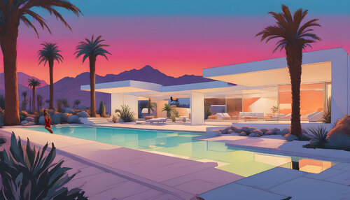 Poolside X by Jochen Cerny, 사진 for Sale on Singulart