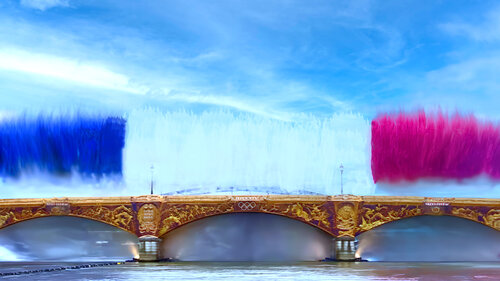 Paris Olympics 2024 - Pont d'Austerliz II by Jochen Cerny, 사진 for Sale on Singulart