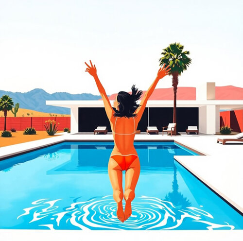 Poolside XXI van Jochen Cerny, Fotografie te koop op Singulart