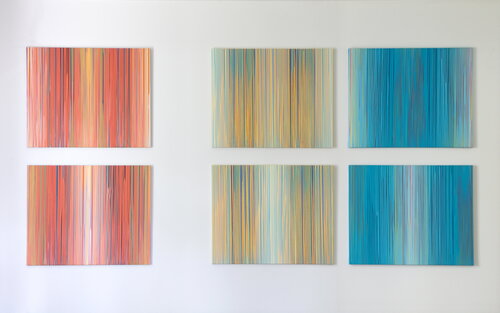 Etüden I-VI by Markus Honerla, Painting for Sale on Singulart