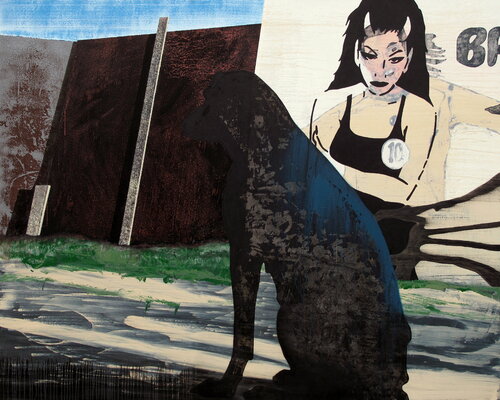 Ein Spiel und ein Zeitvertreib van Markus Honerla, Schilderij te koop op Singulart