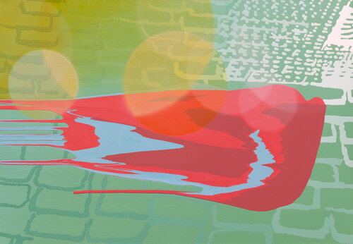 Reflexion III Courage is rewarded! by Markus Honerla, Painting for Sale on Singulart