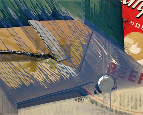 Ich vermute, auch sie hat von meinem Wodka getrunken. (nach Raymond Carver) van Markus Honerla, Schilderij te koop op Singulart