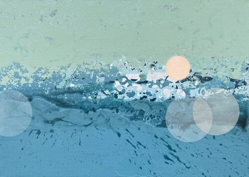 Seestück XI par Markus Honerla, Peinture en vente sur Singulart