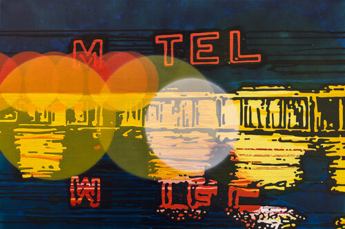 M  TEL V par Markus Honerla, Peinture en vente sur Singulart