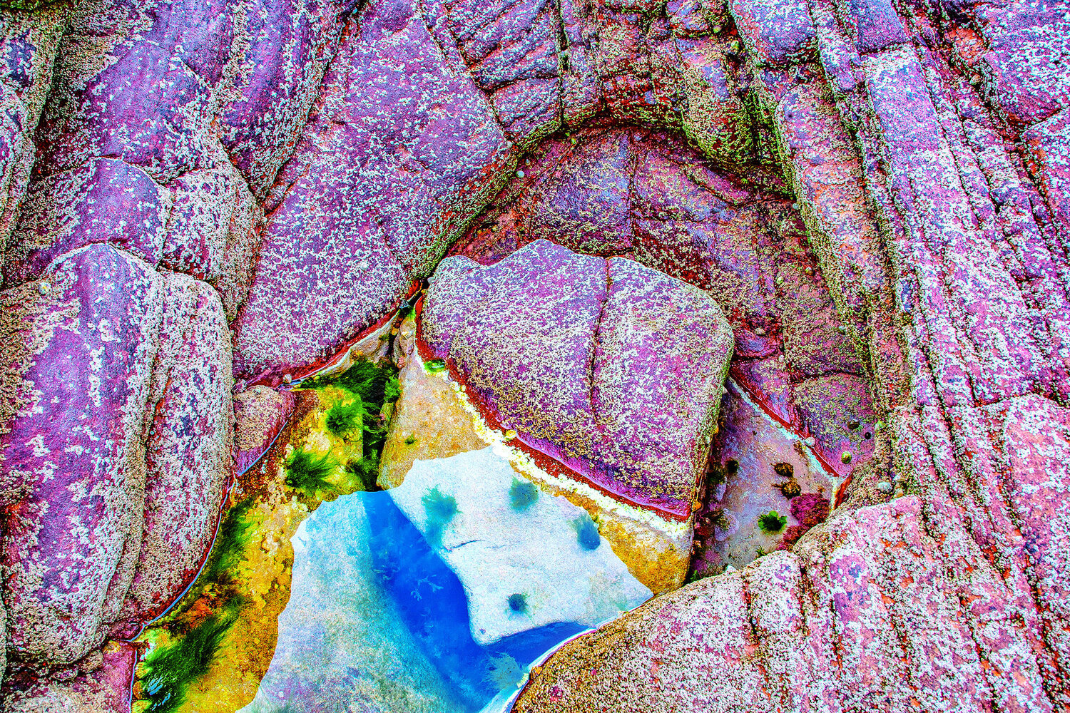 BAIGNOIRE DE GRANIT ROSE jean-luc bohin