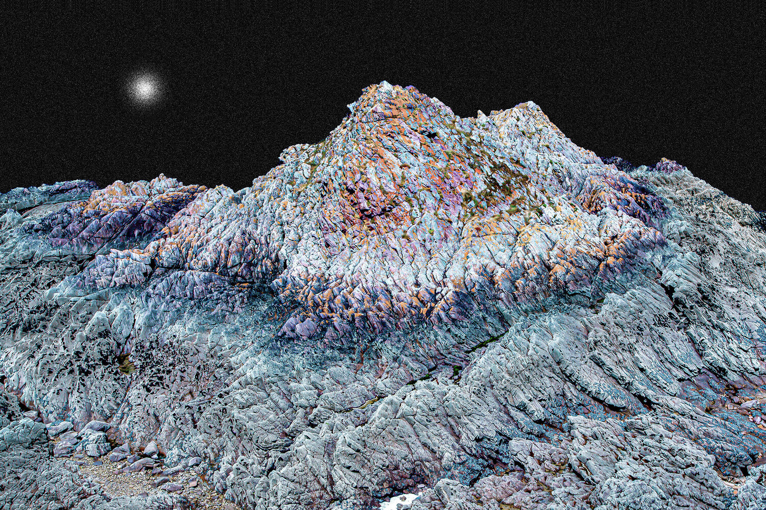 LE CAP D''ERQUY SOUS LA LUNE jean-luc bohin