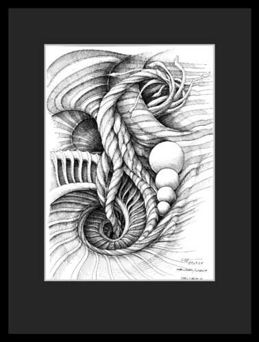210724 Maelstrom sw4 van Gerard Philippart, Tekening te koop op Singulart