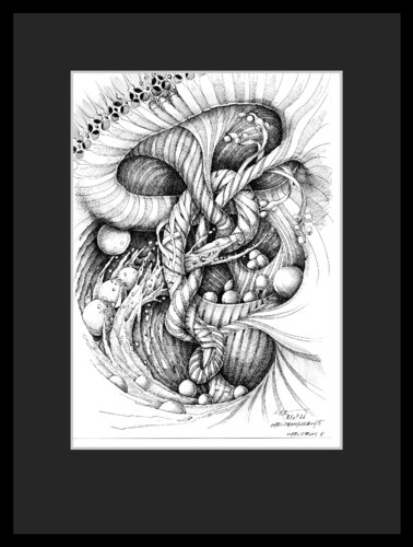 210726 Maelstrom sw5 van Gerard Philippart, Tekening te koop op Singulart