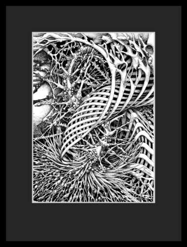 220422 Maelstrom sw11 van Gerard Philippart, Tekening te koop op Singulart