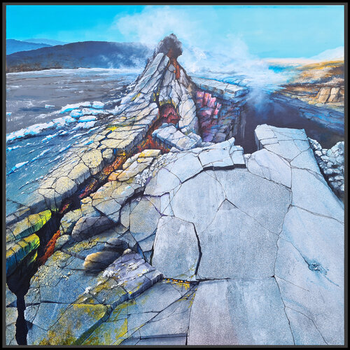 240216 Volcano di Gerard Philippart, Pittura in vendita su Singulart