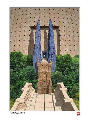 240101 Brücke van Gerard Philippart, Digitaal te koop op Singulart