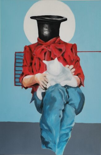 No rabbitt von Petra Rader, Malerei kaufen auf Singulart