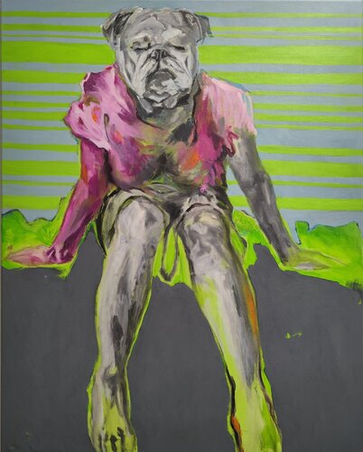 The show must go on von Petra Rader, Malerei kaufen auf Singulart