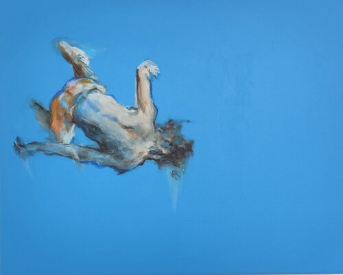 free fall von Petra Rader, Malerei kaufen auf Singulart