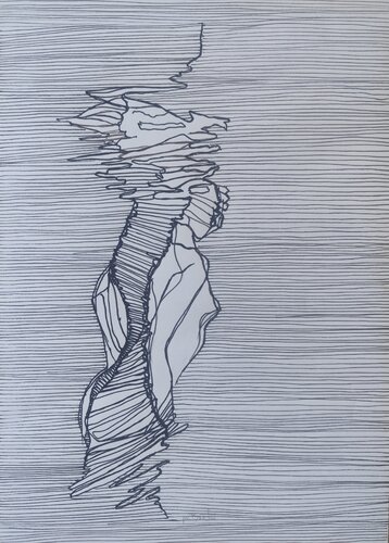 A mermaid's dream van Petra Rader, Werk op papier te koop op Singulart