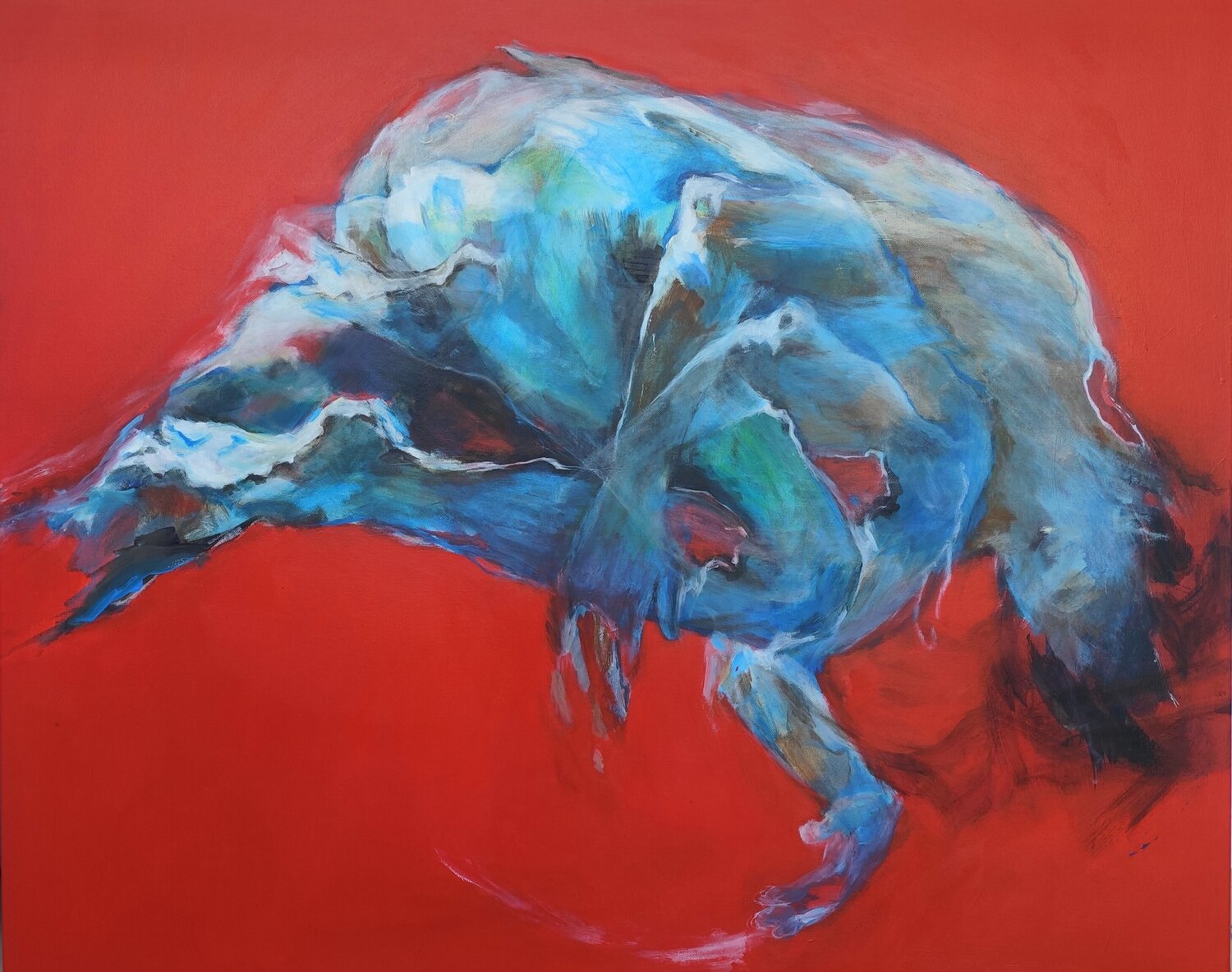 Beyond space and time Petra Rader Origineel schilderij te koop