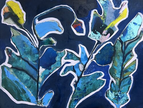 Flowers de Kateryna Hai, Pintura a la venta en Singulart