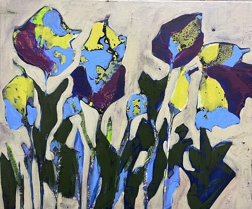 Flowers von Kateryna Hai, Malerei kaufen auf Singulart