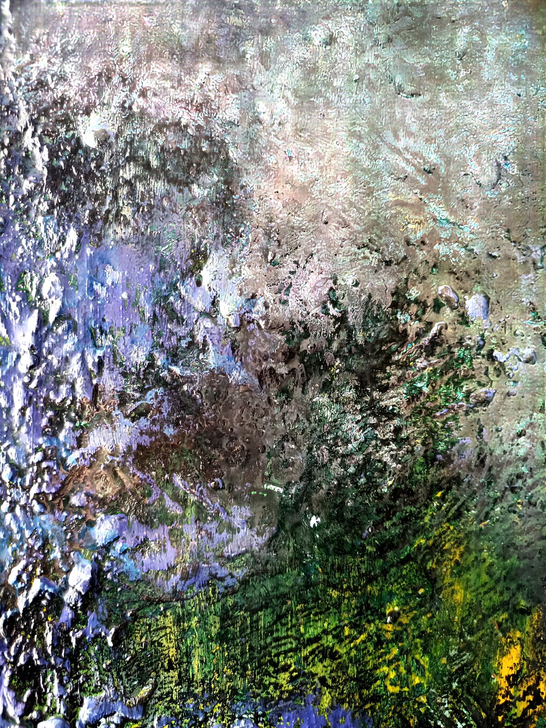 Crocus by luana baldi (2024) Painting Acrylic, Chalk on Canvas